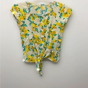 Lemon shirt.  Button up.  Buttons are real